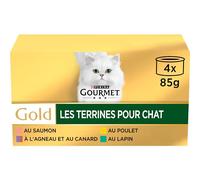 GOURMET GOLD Terrines Légumes Lot de 24 (4x85g)