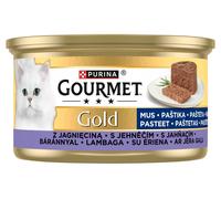 GOURMET Gold Mousse Agneau, pâtée pour chat 12×85 g