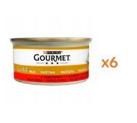 GOURMET Gold Mousse Bœuf, pâtée pour chat 6×85 g