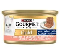 GOURMET Gold Mousse Saumon, pâtée pour chat 85 g