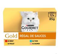 GOURMET GOLD Régal de Sauces 12x85g - Lot de 8