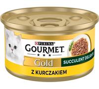 Gourmet Gold Succulent Delights nourriture humide pour chat avec poulet 85 g