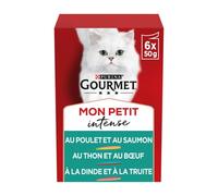 Gourmet Mon Petit Duo Viande/Poisson 6 x 50 g