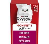 Gourmet PURINA GOURMET Mon Petit Nourriture humide pour chat Mélange de variétés Lot de 8 (8 x 6 sachets de 50 g)