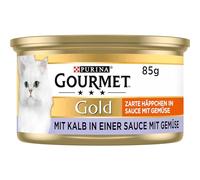 Gourmet or Doublure Zarte amuse-gueules chat en sauce ,paquet de 12 (12 x 85 g)