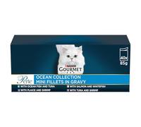 GOURMET Perle Ocean Collection Nourriture humide pour chat 40 x 85 g