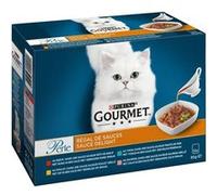 GOURMET Perle Regal de Sauces - Sachets fraicheur - Pour chat adulte - 12 x 85 g G