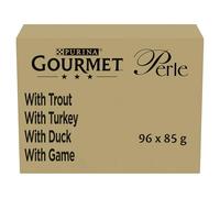 GOURMET - Perle : Truite, Dinde, Canard et Gibier - 96x85g