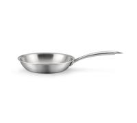 Cuisinox – Poêle Gourmet 2 cm Triply Acier inoxydable 18/1 Compatible tous feux Finition satinée