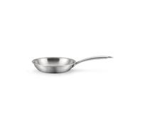 Cuisinox - Gourmet - Poêle 2 cm inox - Triply - Compatible tous feux - Acier Inoxydable 18/1 - Finition Satinée - Sans PFAS, PTFE, PFOA - Made in France