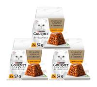 GOURMET Révélations Morceaux Délicats en Gelée au Poulet 3x(2x57g)