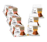 GOURMET Révélations Morceaux Délicats en Gelée Saveur Mix 6X(2x57g)