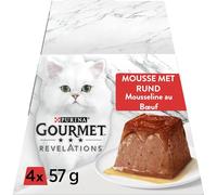 PURINA GOURMET™ REVELATIONS™ Mousseline au Bœuf nappée de sauce - 4 x 57 g