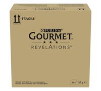 GOURMET REVELATIONS | Chat | Mousseline | Au Poulet, au Boeuf | Portions Repas Pour Chats Adultes | Boîte | 48 x 57 g