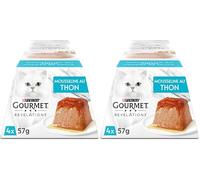 GOURMET Revelations Mousseline Thon 4x57g (Lot de 2)