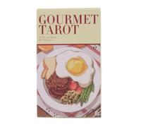 Gourmet Tarot - 78 cartes - Version anglaise - Divination | Jeu de cartes de tarot culinaire avec 78 cartes, jeu spécial Oracle pour | Construction en matériau de qualité supérieure