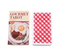 Gourmet Tarot Cards - 80 Card Psychological Oracle Deck | Full English Divination Tarot Set for Beginners & Experts, Portable Board Game for Fortune Reading, Meditation, Party, and Gift Collection