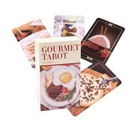 Gourmet Tarot Cards, Psychological Oracle Deck, Portable Tarot Game, Oracle Tarot Card, 80-Card Tarot Set, Divination Tools for Insights for Future and Past Readings,