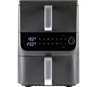 GourmetMaxx 16404 Friteuse à air chaud 10 l 2500 W revêtement anti-adhésif, sans BPA, boîtier Cool-Touch, Minuteur digital, fonction grill, fonction chaleur