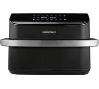 GourmetMaxx 19171 Friteuse à air chaud 10 l 2400 W revêtement anti-adhésif, sans BPA, boîtier Cool-Touch, Minuteur digital