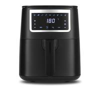 GOURMETmaxx Air Fryer de 4 L | Friteuse à air chaud avec écran tactile & minuterie | 9 fonctions et 8 programmes | Rôtir et frire presque sans huile dans ce mini-four | 1300 W [Noir]
