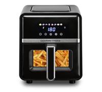 GOURMETmaxx Airfryer Friteuse à air chaud, 5 l, friteuse avec 6 fonctions, 8 programmes, mini four, aliments faibles en gras pour max. 4 personnes, friteuse à air chaud avec écran couleur et fonction