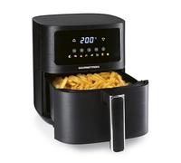 GOURMETmaxx AirGenius Friteuse à air chaud - 4,5 L Airfryer | Friteuse avec 6 fonctions, 8 programmes | Mini-four - aliments pauvres en graisse | Friteuse à air chaud avec écran couleur, Touch