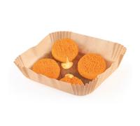 GOURMETmaxx Backpapierschalen pour Friteuse à air chaud 100er Kit 23x23 CM XL