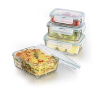 GOURMETmaxx 01821 Boîte de conservation en verre Klick-it