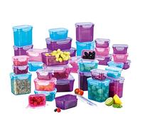 GOURMETmaxx Boîtes de conservation Klick-it, 36 pièces | Boîtes à provisions sans BPA, parfaitement adaptées au lave-vaisselle, au micro-ondes et au congélateur | Etanches et anti-fuites