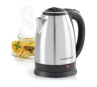 GOURMETmaxx Bouilloire en acier inoxydable 1,8 L | Chauffe-eau puissant avec fonction d'arrêt et station de base 360° | Distributeur d'eau chaude sans fil | 1500 W [sans BPA]