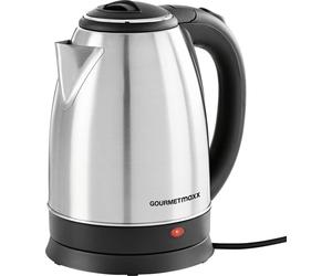 GourmetMaxx Bouilloire sans fil acier inoxydable, noir Contenance: 1.8