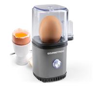 GOURMETmaxx Cuiseur à œufs pour 1 œuf | Cuiseur à œufs avec pique-œuf dans le gobelet doseur | 3 degrés de cuisson pour votre coquetier | Design petit format - pièces lavables au lave-vaisselle