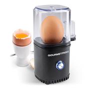 GOURMETmaxx Cuiseur à œufs pour 1 œuf | Cuiseur à œufs avec pique-œuf dans le gobelet doseur | 3 degrés de cuisson pour votre coquetier | Design petit format - pièces lavables au lave-vaisselle