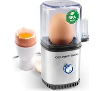 GOURMETmaxx Cuiseur d'œufs design 1 œuf L'œuf parfait pour le petit déjeuner sans trop d'efforts économisant l'énergie utilisation simple y compris gobelet doseur sans BPA compact