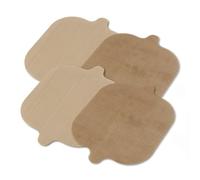 GOURMETmaxx Film de cuisson permanent 2 en 1 pour friteuses à air chaud, 4 pièces, utilisable comme papier de cuisson permanent, tapis de cuisson permanent avec languettes, passe au lave-vaisselle