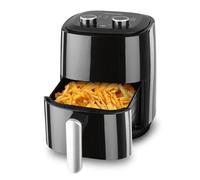 GOURMETmaxx Friteuse à air chaud 3,1 l, Airfryer avec minuterie de 60 minutes et 6 fonctions, décongélation et chauffage inclus, friture économe en énergie et sans odeur, presque sans huile, 1350 W