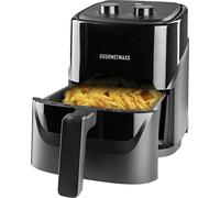 GourmetMaxx Friteuse à air chaud 3.2 1300 W fonction minuteur, présélection de la température noir