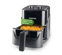 GOURMETmaxx Friteuse à air chaud - 3,2 l - 1300 W - Noir - Mécanique avec minuterie et régulateur de température - Friteuse à air compacte pour frire faible en gras - Pour frire, rôtir, griller et