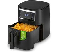 GOURMETmaxx Air Fryer de 4 L | Friteuse à air chaud avec écran tactile & minuterie | 9 fonctions et 8 programmes | Rôtir et frire presque sans huile dans ce mini-four | 1300 W [Noir]