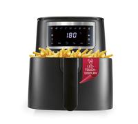 GOURMETMAXX Friteuse À Air Chaud 4L Airfryer 200° Four Gril 1300W Tactile