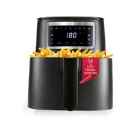 GOURMETMAXX Friteuse À Air Chaud 4L Airfryer 200° Four Gril 1300W Tactile