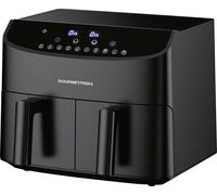 GOURMETmaxx Friteuse à air chaud à double chambre 2x3,5L - Minuteur, 10 programmes - 2400 W - noir