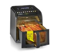 GOURMETmaxx Friteuse à air chaud avec fenêtre transparente et couvercle panoramique - 7 L | Friteuse avec 10 programmes et 7 fonctions | Friteuse à air chaud avec écran couleur