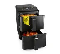GOURMETMAXX Friteuse À Air Chaud Doppelkammer Vertical Airfryer 2X 5L Sync 2400W