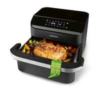 GOURMETmaxx Friteuse à Air Chaud Double Panier Chambre Dual Airfryer 2x 5L 2800W