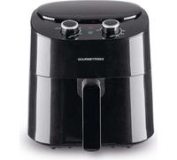 GOURMETmaxx Friteuse à air chaud 4,5L | Airfryer avec 8 programmes, Cuisson pauvre en graisse, griller ou cuire au four sans huile | Avec écran LCD, fonction minuterie & stay-on | 1400W [Noir]