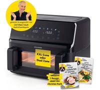 GOURMETmaxx Friteuse à air chaud Vario-double chambre 9l