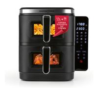 GOURMETmaxx Friteuse à air chaud Vertical Airyfryer Double Chambre Double 2x ...