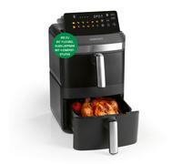 GOURMETmaxx Friteuse À Air Chaud Verticale Double Chambre Panier 2x 6L